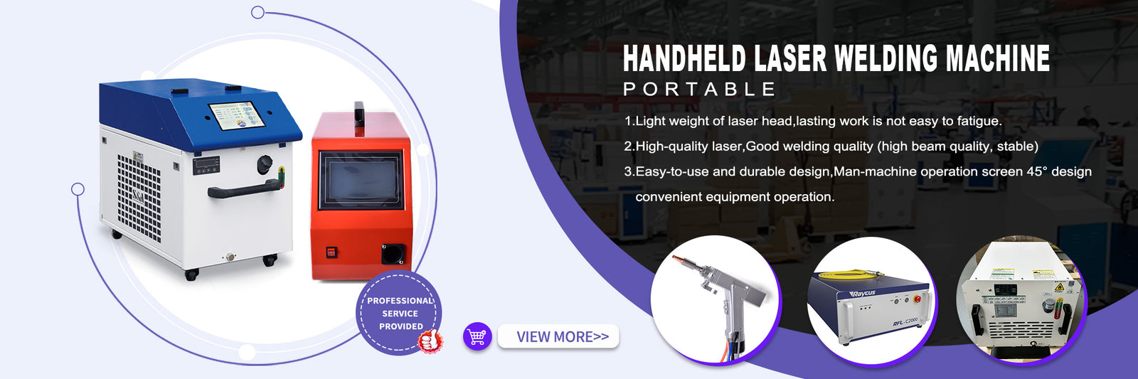 Handheld laser welding solutions